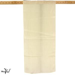 Vintage Vera Silk Scarf 11x52 Made in Japan Long Oblong Yellow Elegant - Hey Viv